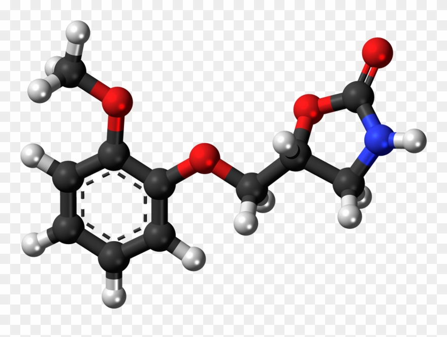 Mephenoxalone Molecule Ball - Yellow 4 Nitrophenol Clipart