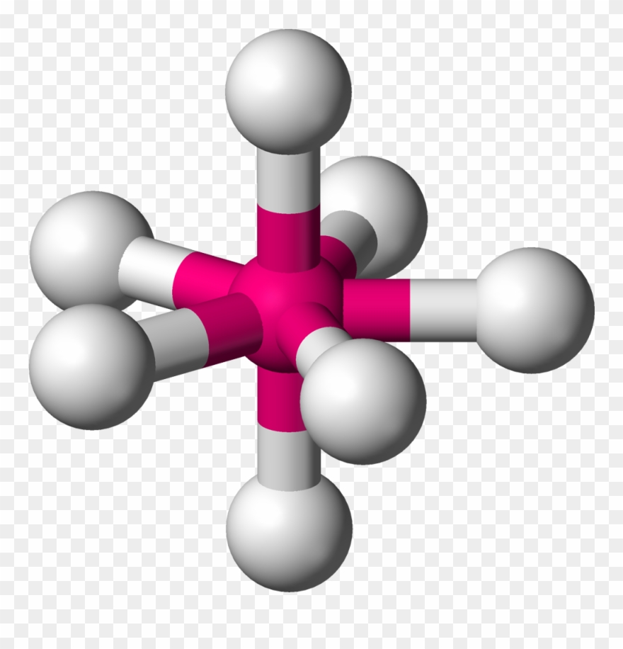 Molecules Clipart Cute - Pentagonal Bipyramidal - Png Download