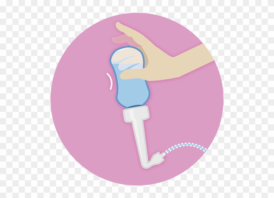 Turn The Momwasher Upside Down And Aim The Sprayer - Illustration Clipart