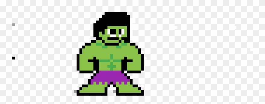Hulk - Megaman 8 Bit Clipart