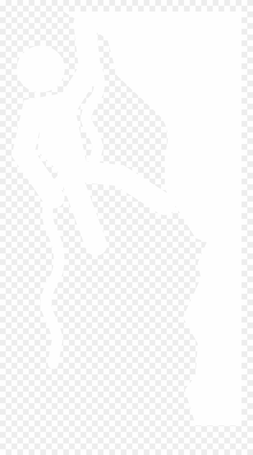 Lead Climbing - Illustration Clipart