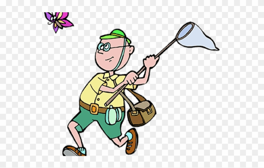 Firefly Clipart Bug Catcher - Cartoon - Png Download