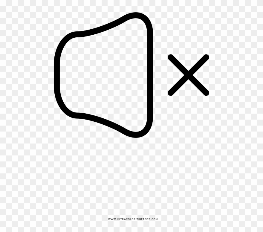 Silence Coloring Page - Line Art Clipart