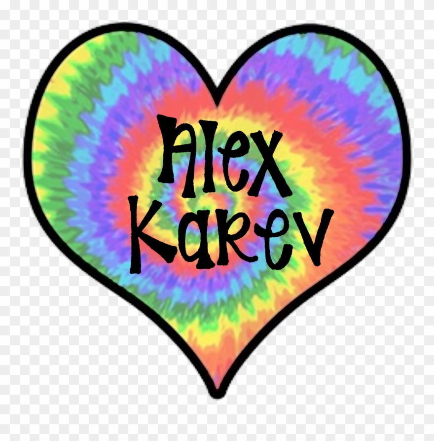 Tie Dye Heart - Heart Clipart