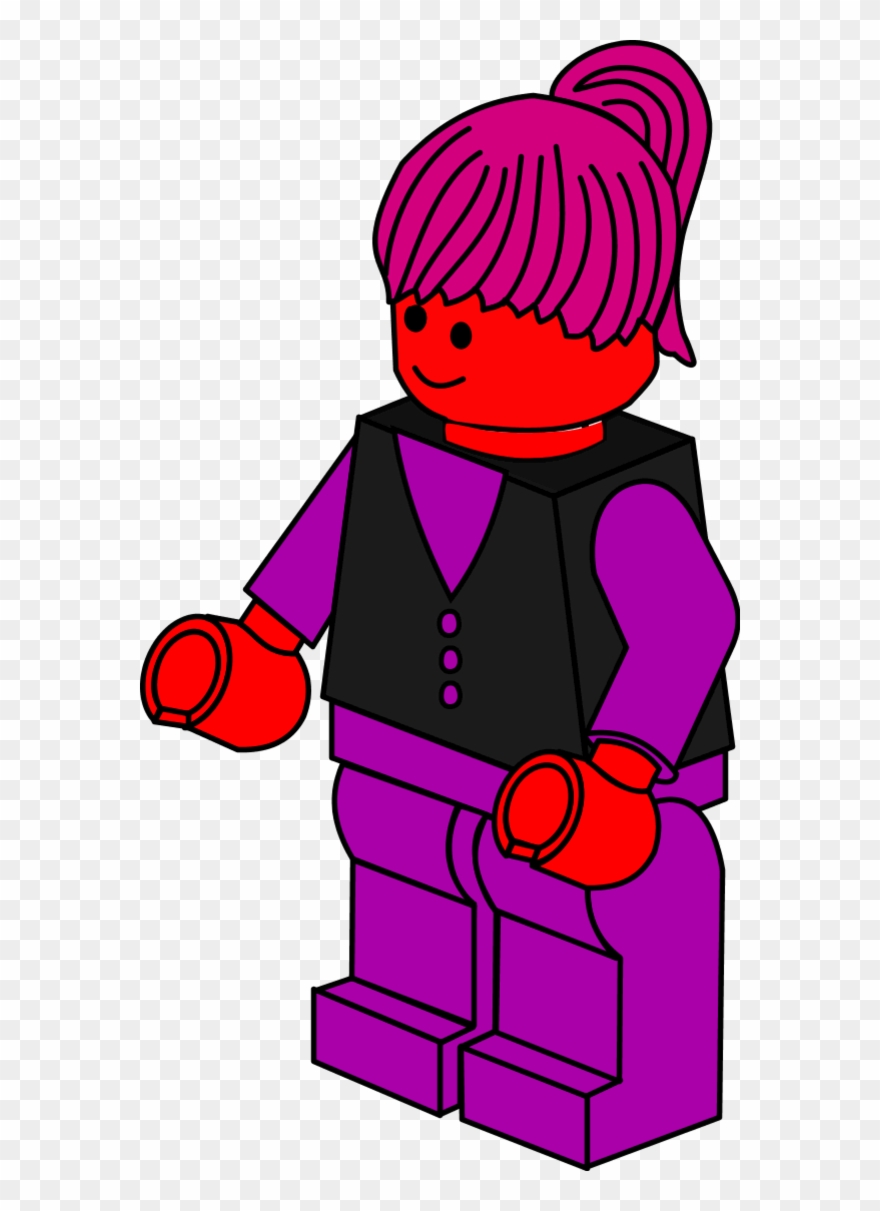 Lego Town Businesswoman Vector Clip Art - Transparent High Resolution Lego Man Clip Art Lego - Png Download