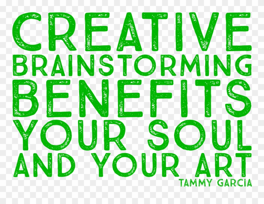 Creative Brainstorming - Calligraphy Clipart