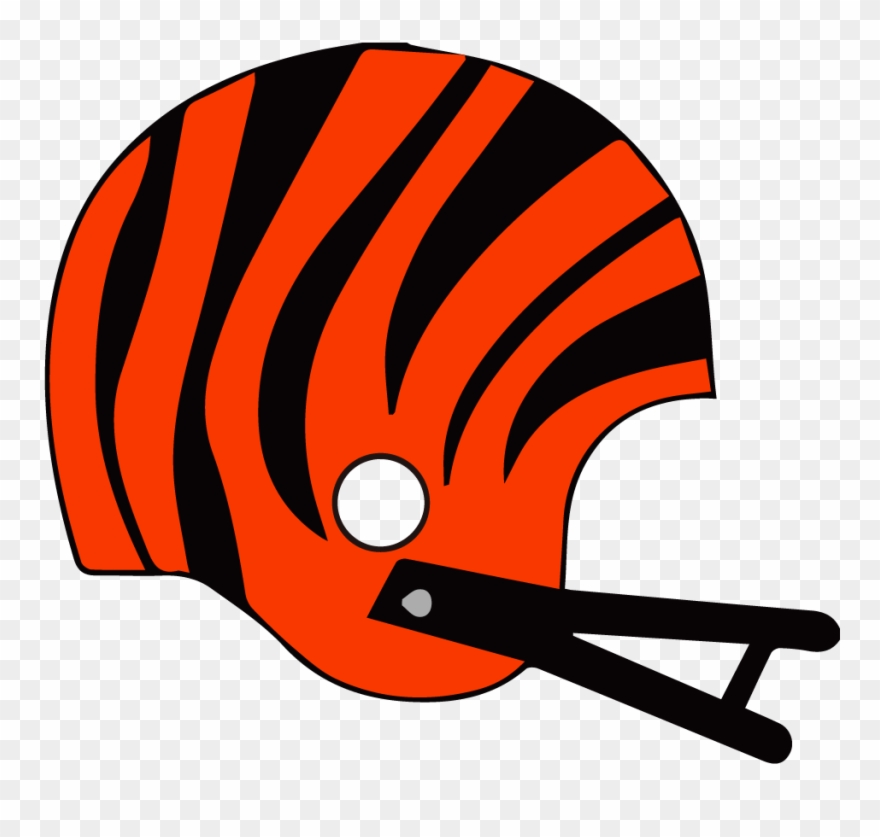 1981 - - Paint Cincinnati Bengals Helmet Clipart