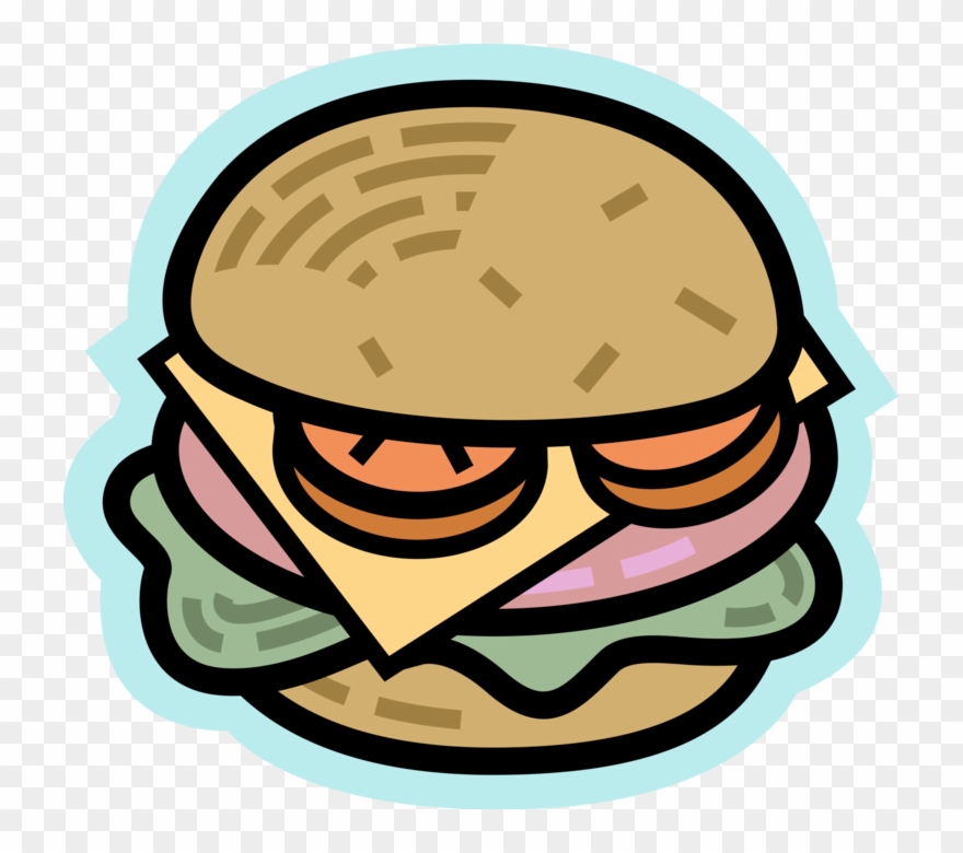 Hamburger Burger Meal Image Illustration Of Fast Clipart