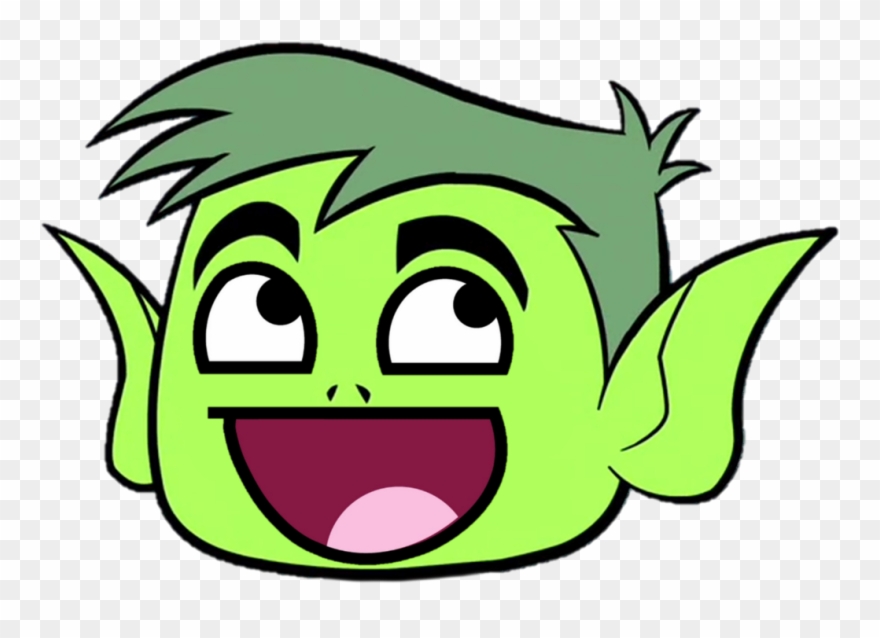 1024 X 699 3 - Teen Titans Go Beast Boy Head Clipart