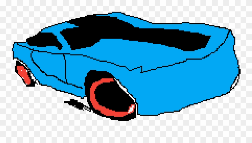 Blue Camaro - Sports Car Clipart