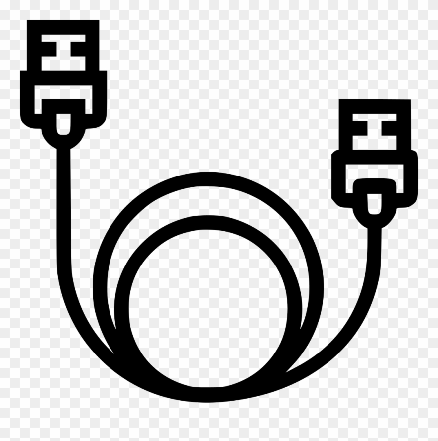 Usb Icon Png - Cable Caricatura Png Clipart