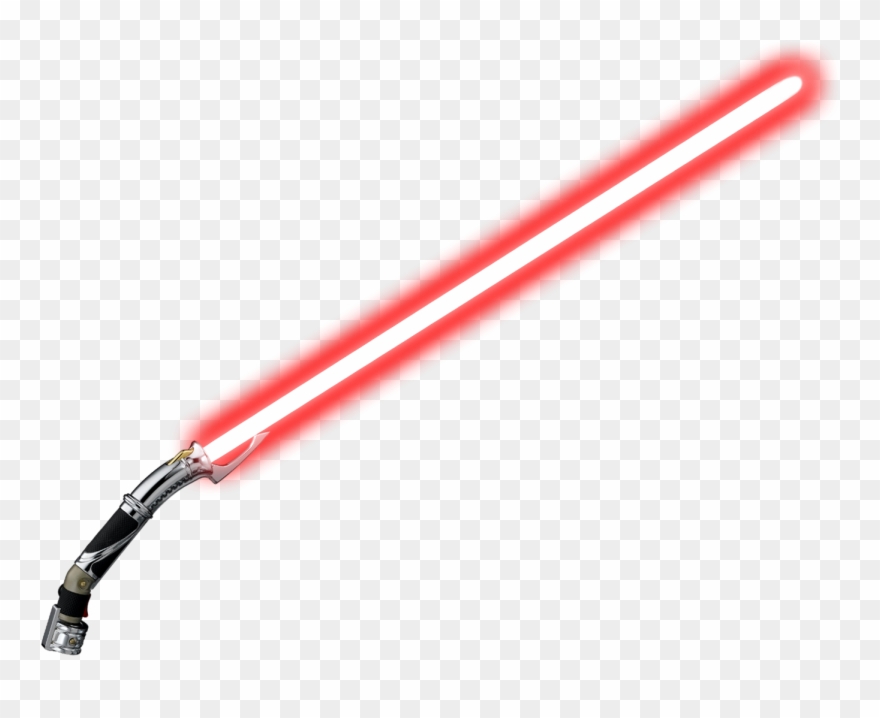 Transparent Lightsaber Transparent Background - Count Dooku Lightsaber Png Clipart