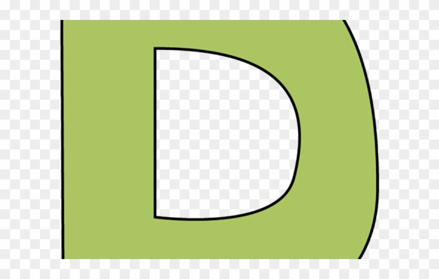 Letter D Clipart - Circle - Png Download