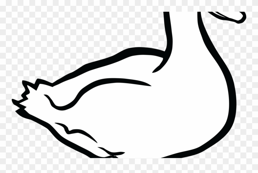 Duck Black And White Clipart 101 Clip Art - Png Download