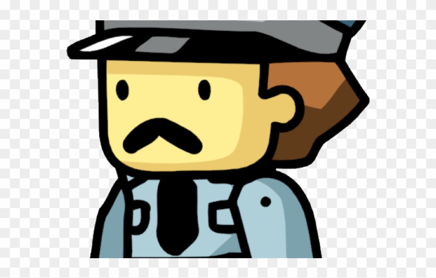 Cop Clipart Transparent - Scribblenauts Police Officer Clipart - Png Download