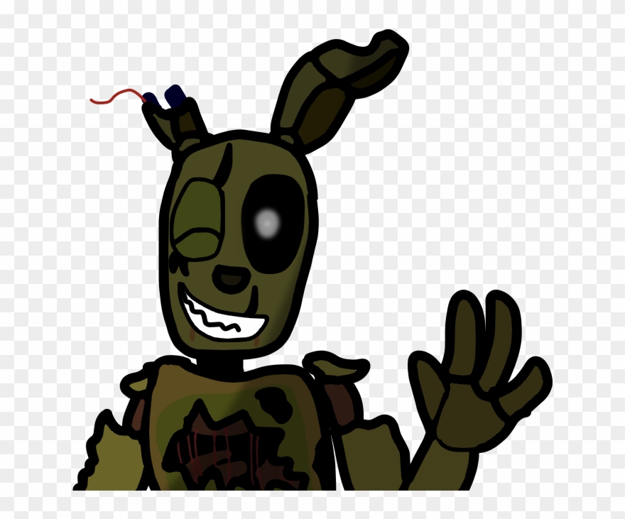 Not Sure If This Is The Right Topic, But Here's Springtrap - Cartoon Clipart