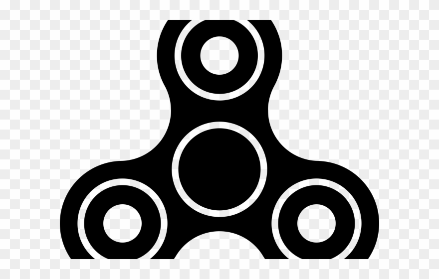 Fidget Spinner Clipart - Circle - Png Download