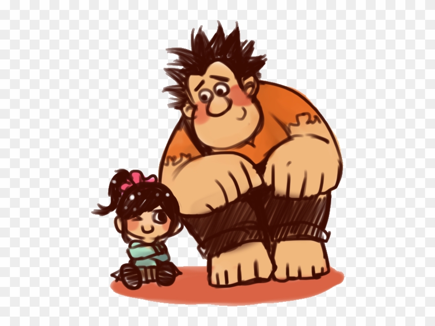 Vanellope And Ralph - Ralph And Vanellope Love Clipart