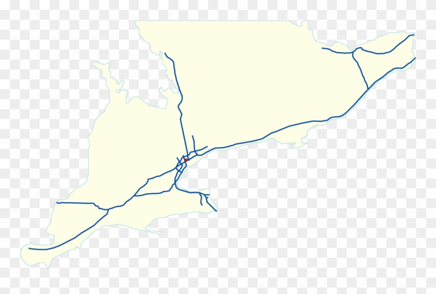 File - Highway-409 - Map Of Highway 401 Clipart