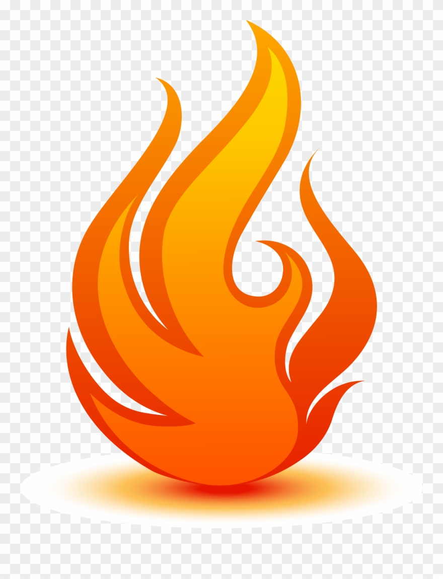 Flame Logo Fire - Clip Art - Png Download