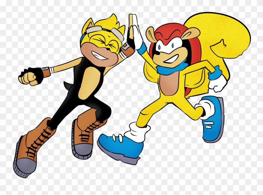 Matt And Nat Sonic Swap - Sonic Mighty And Ray Clipart