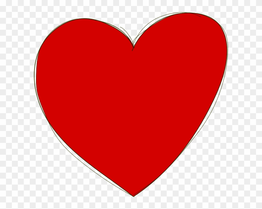 Handmade Heart Png & Sketched Heart Png Transparent - Corazon Png Clipart