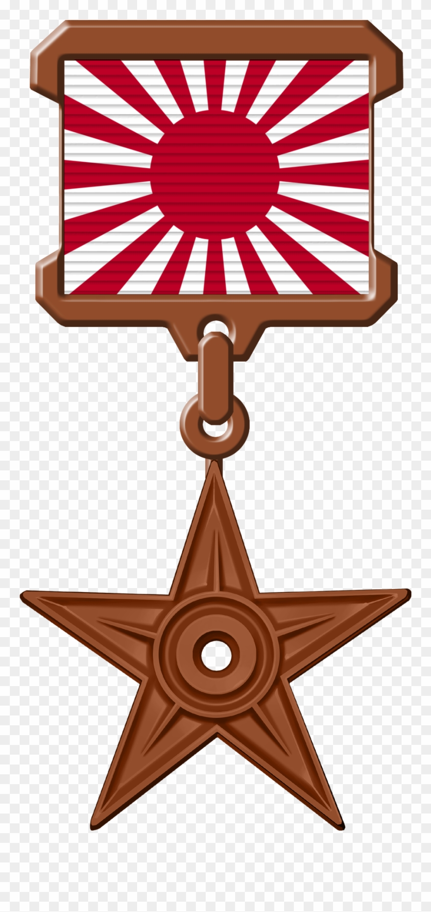 Barnstar Japanese Navy - Japan Flag Green Clipart