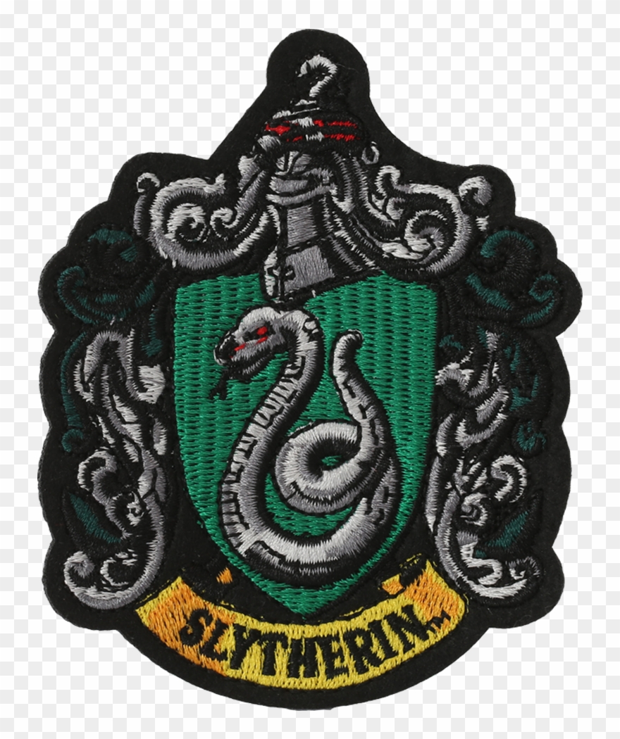Slytherin Crest Embroidered Patch001 V=1533025161 - Slytherin Crest Patch Clipart