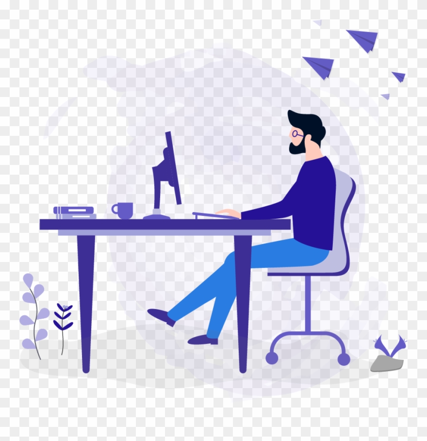 Say Hello - Sitting Clipart
