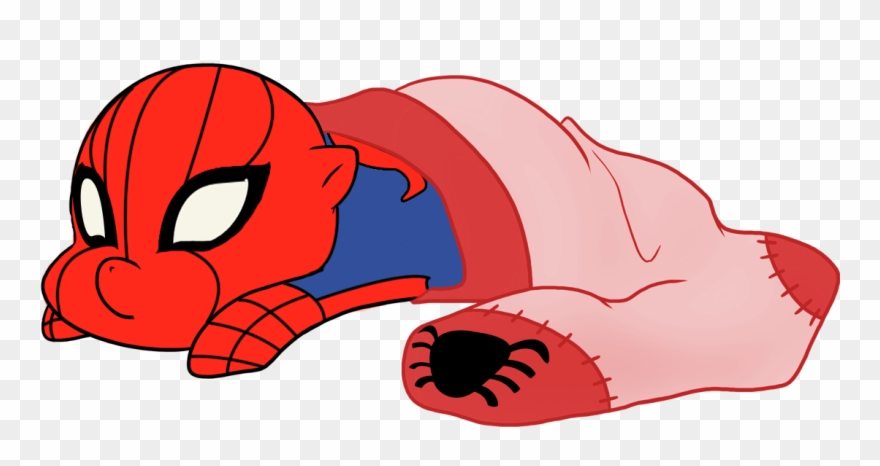 Spider-man Red Nose Facial Expression Vertebrate Cartoon - Cartoon Clipart