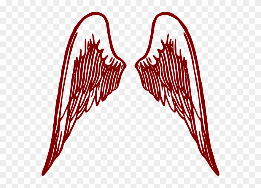 Angle Clip Art - Angel Wings Clipart Transparent - Png Download