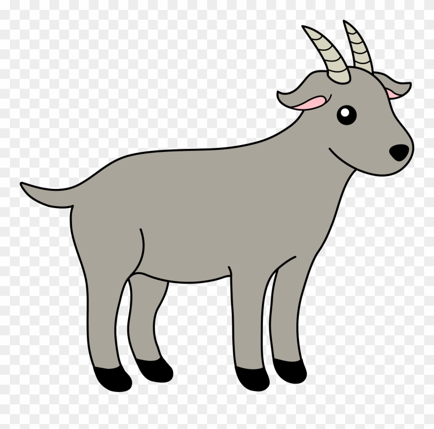 Clipart Of Billy, Goat And Thehun - Png Download