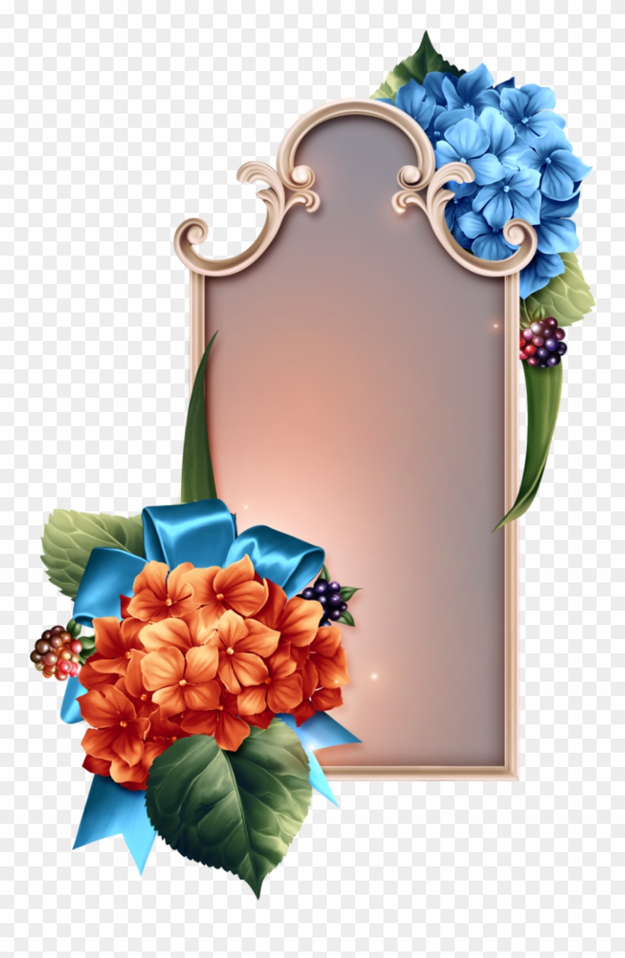 Lilies And Berries - Illustration Clipart