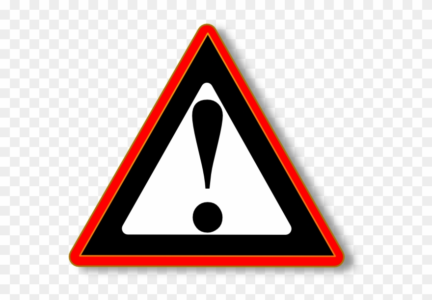 Red Black Warning Svg Clip Arts 600 X 532 Px - Png Download