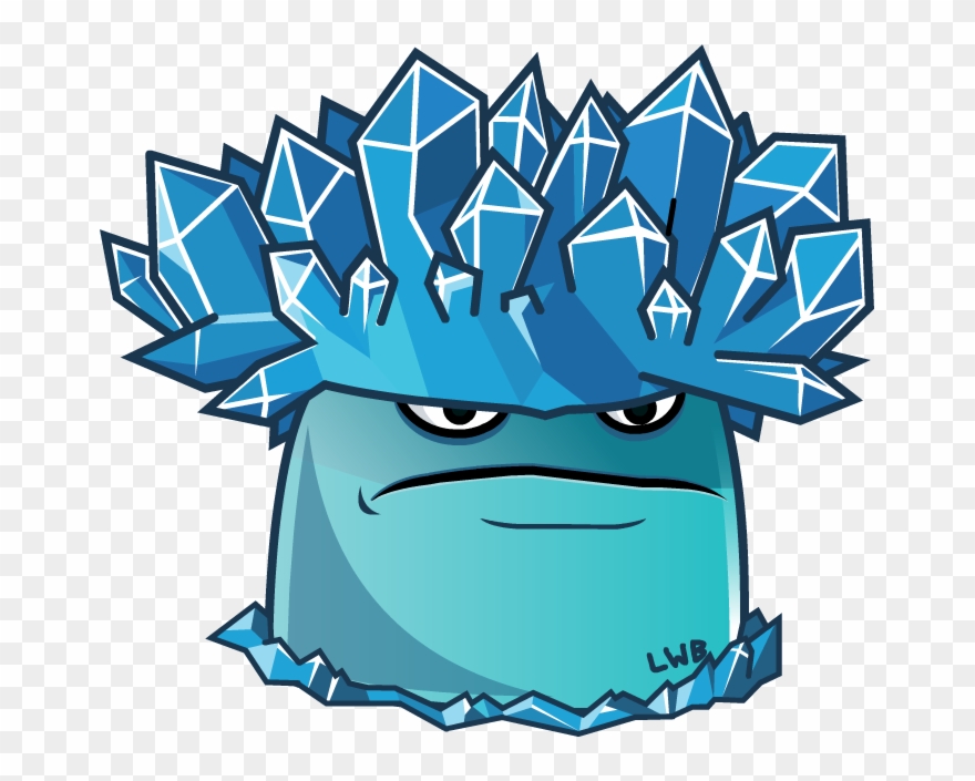 Ice Shroom By Lolwutburger - Pvz 2 Ice Shroom Clipart
