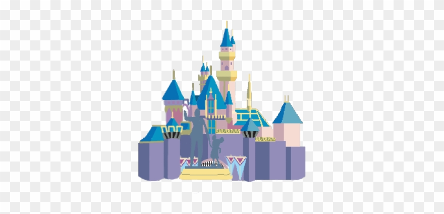 Palace Clipart Sleeping Beauty Castle - Cute Disney Castle Png Transparent Png