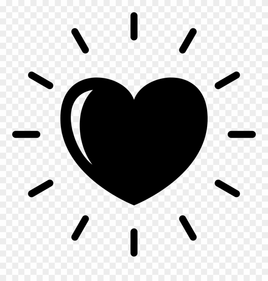 Light Heart Shape Comments - Heart Clipart