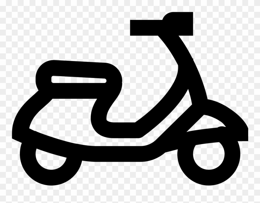1600 X 1600 6 - Scooter Icon Clipart