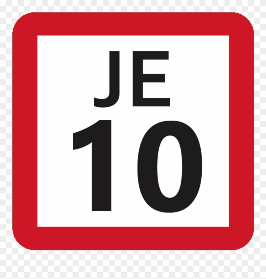 Jr Je-10 Station Number - Sign Clipart