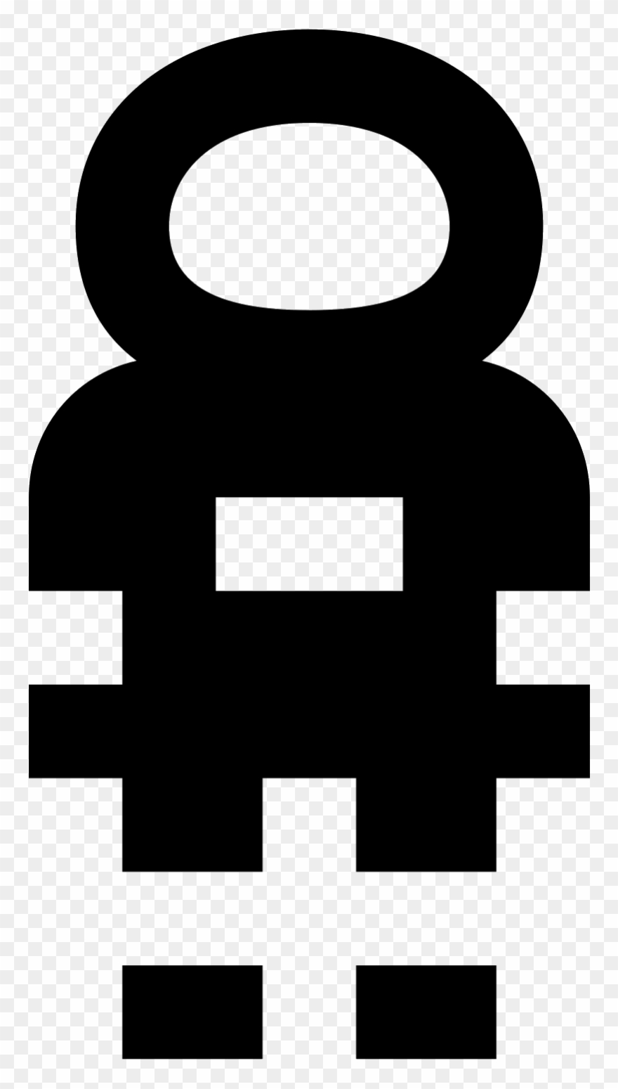 This Is A Picture Of An Astronaut With A Helmet On - Free Astronaut Icon Clipart