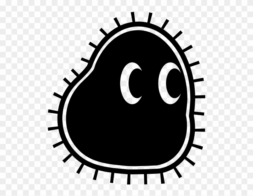 Germ Rubber Stamp - Spiral Sun Clipart