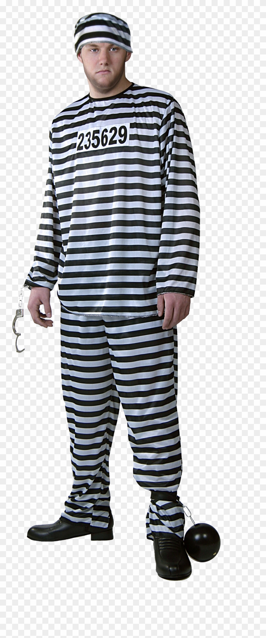 Prisoner Png - Mens Prisoner Costume Clipart