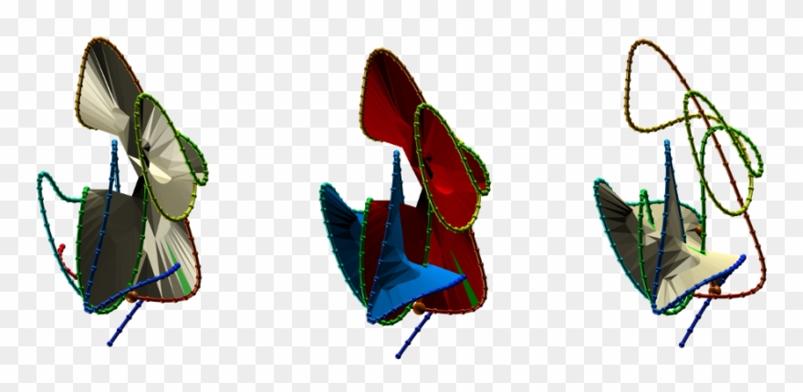 4 The Protein Link Structure Shown In Vmd With And - Illustration Clipart