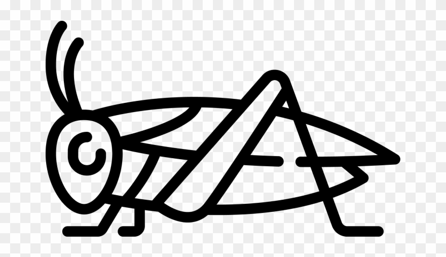 New Protein Sources - Cricket Bug Icon Clipart