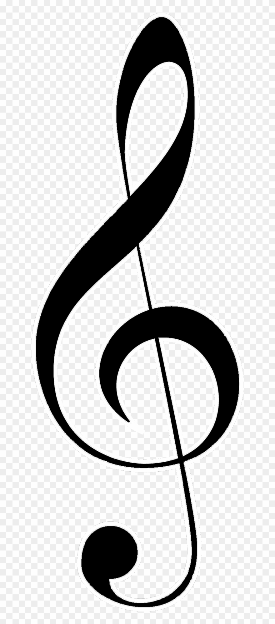 Latest From Our Blog - Treble Clef Clipart Transparent Background - Png Download