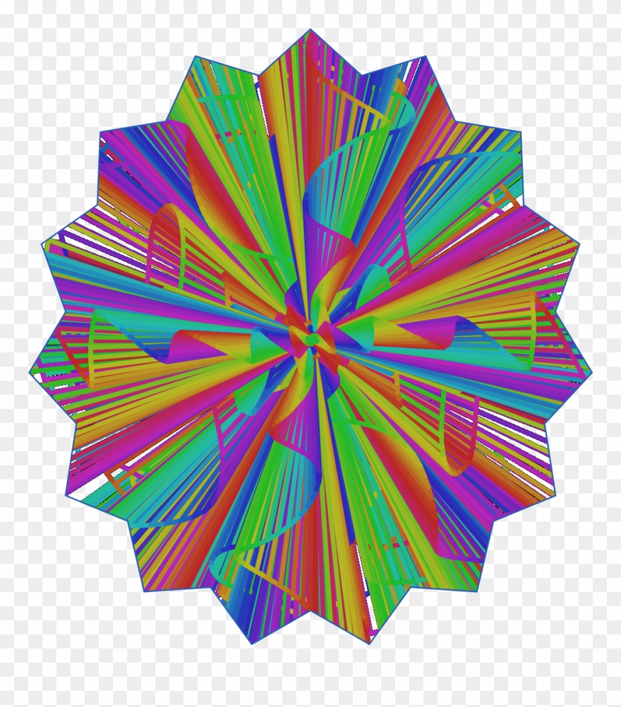 Rainbow Stripes Rainbowstripes Rainbowburst - Art Paper Clipart