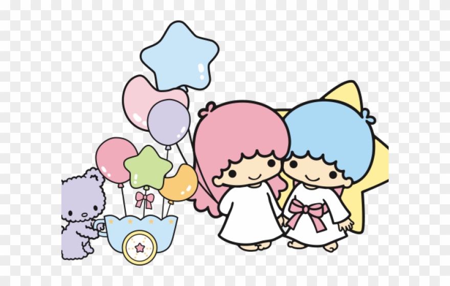 Twins Clipart Trait - Kiki And Lala Little Twin Stars - Png Download