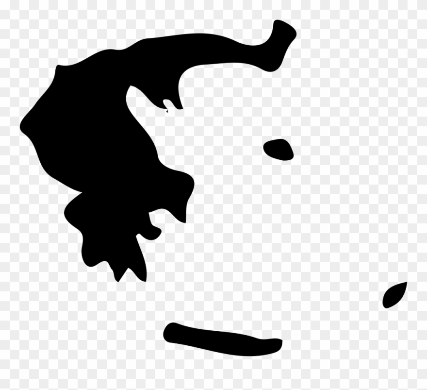 Png File Svg - Black Greece Map Clipart