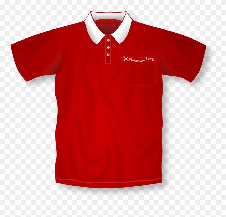 Red Polo Shirt Clip Art - Polo Shirt Clipart - Png Download