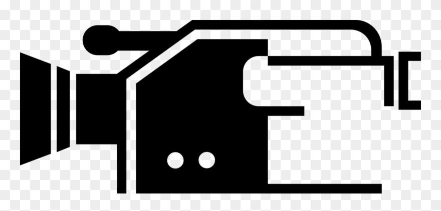 Vector Illustration Of Videocamera Camcorder Video - Graphic Design Clipart